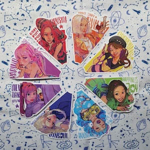 kpop adesivi RUOTA DEI COLORI
