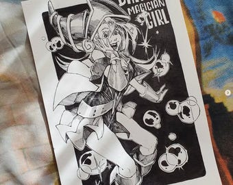DAY 14 Original ink illustrations A5/ Grrltober 2024
