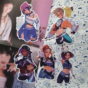 kpop overwatch stickers