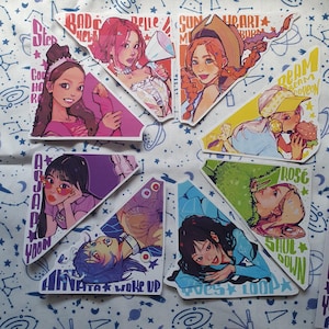 Kpop COULEUR ROUE 3 autocollants