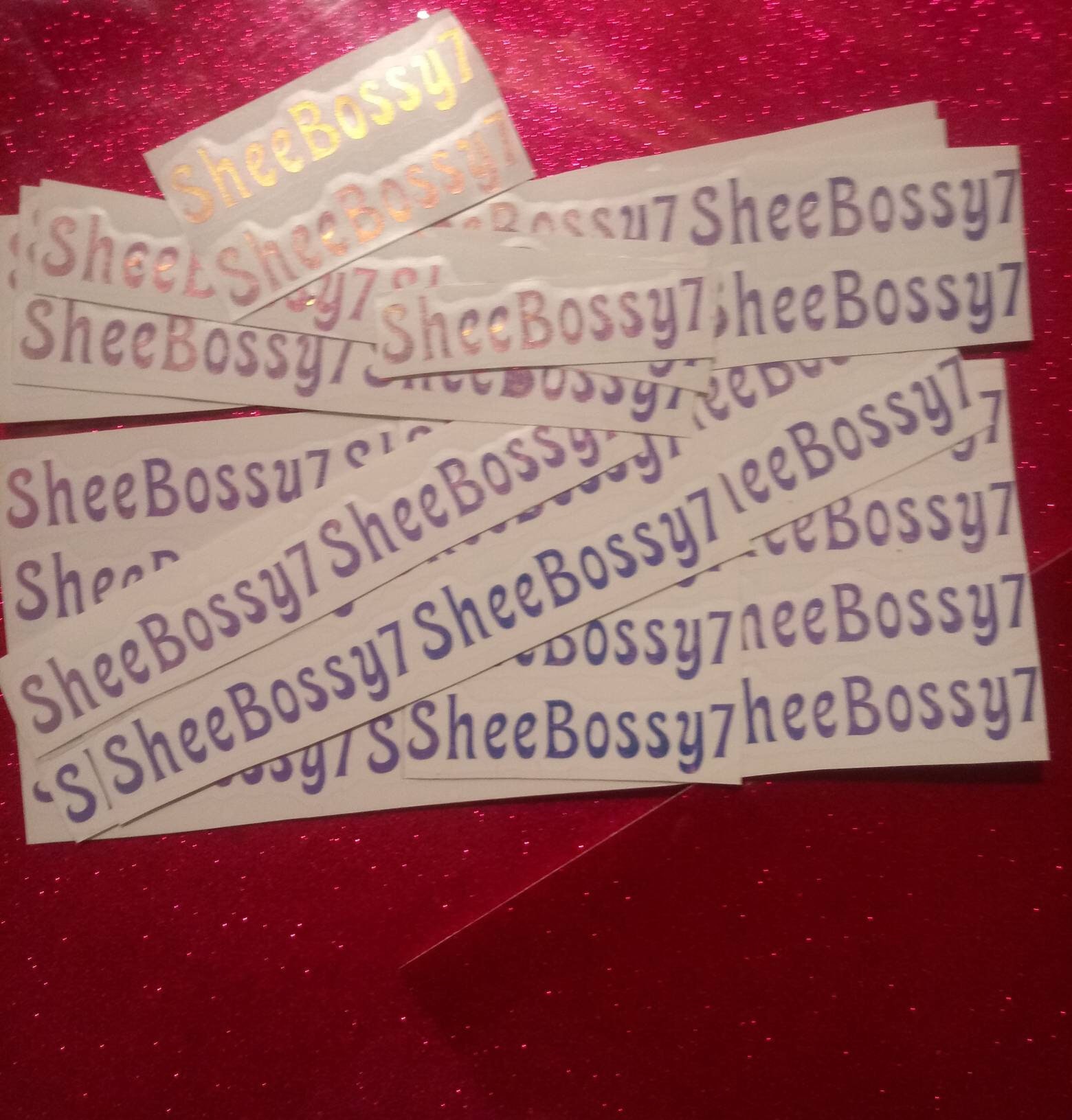 Lip Gloss Labels Holographic Labels Vinyl Labels Etsy