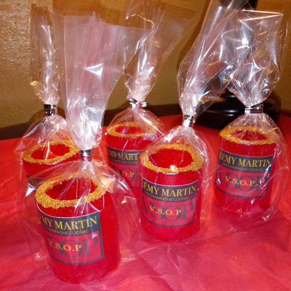 Shot glasses, edible shot glasses, remy martin inspired, gift for her, gift for him, birthday gift, bachelor party