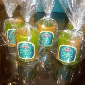 Edible shot glasses, shot glasses, Crown Royal Apple inspired, Gift for him, gift for her, bachelor party, birthday gift