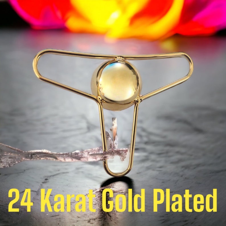 Gift set: Coffee Alive blanching tool with bag of beans and gift wrap gold plated