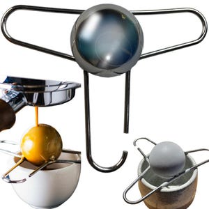 Coffee Alive Enhance espresso and Flavor Retention Blanching Tool Stainless Steel Ball for Brewing baristascoffee lovers 30MM, 40MM and 50MM
