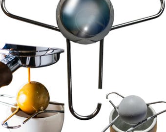 Coffee Alive Enhance espresso and Flavor Retention Blanching Tool Stainless Steel Ball for Brewing baristascoffee lovers 30MM, 40MM and 50MM