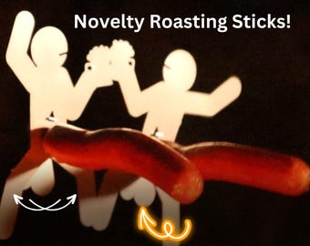 Funny Swinging Campfire Roasting Sticks – Adult Novelty Gag Gift