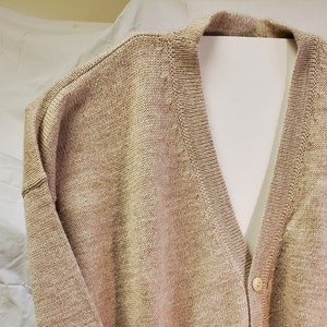 Alpaca Cardigan with pockets - Tan