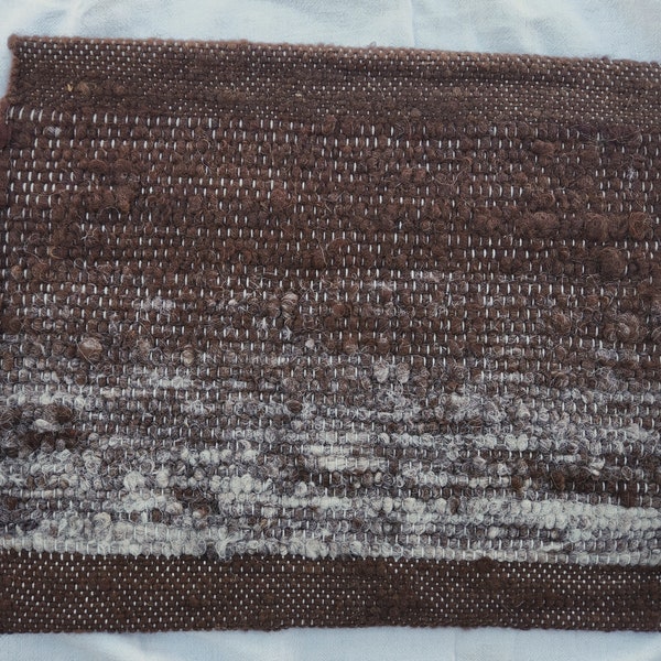 Chair mat - Seat cushion  Handwoven - Alpaca/Llama/Wool mix