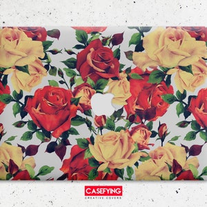 Roses case for MacBook macbook 16 pro m1max 2021 macbook case macbook 2022 case macbook air flowers macbook floral cover macbook pro case