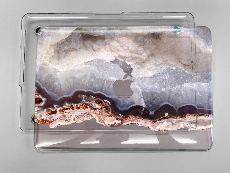 Natural Stone Texture Marble Laptop Case Macbook Pro 13 Hard Etsy