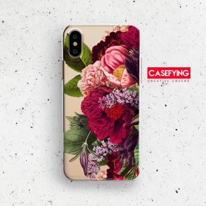 Red flowers , print for red shades cell case red flowers iphone 5 pink flowers a5 case bouquet note 10 case flowers note 10 lite