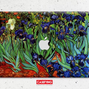Van Gogh Irises protective hard plastic laptop case art lover gift macbook pro 13 Mac Air Case pro 13 inch case Mac retina 13 Case Macbook