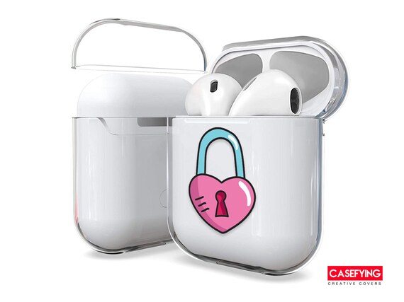 Heart Lock Airpods Case Pink Lock Best 