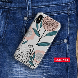 Abstract flowers with lines , print for  lines iphone se floral pattern abstract iphone5 flowers phone cover floral art iphone xr