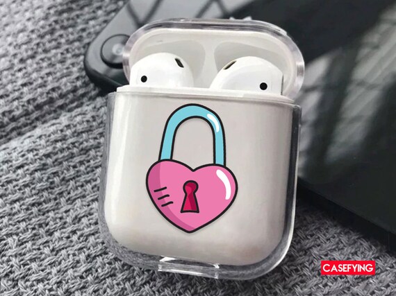 Heart Lock Airpods Case Pink Lock Best 