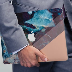 Marble texture hard protective case Plastic macbook coverNatural stone print Macbook a1708 case Mac Air 11 Case mac air 13 Double sided case