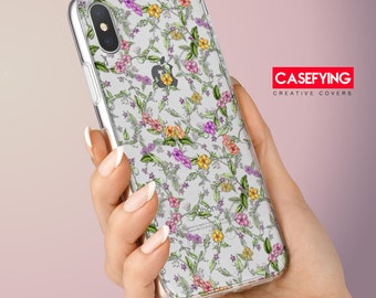 Cute flowers art , print for  pattern A9 case florall iPhone case flowers pattern floral pattern flowers gift for him plants A80 case