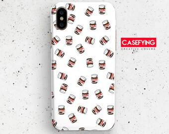 Cool design for case , nutella pattern , print for  fashion A70 case nutella P30 case cool Pixel 5 XL case trendy iphone 6