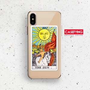 Die Sonne , Tarot-Karte für Pferd s9 Fall Sun huawei p20 Karten benutzerdefinierte Fall die Sonne xs iPhone xs Tarot-Karte iphone se Tarot 11pro max Fall