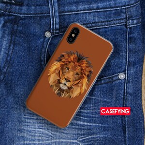 モザイク ライオン ヘッド、ライオン ヘッド s10 ケース 動物 m31s ケース モザイク a5 ケース 動物 モザイク iphone ライオン huawei p30 pro 用プリント