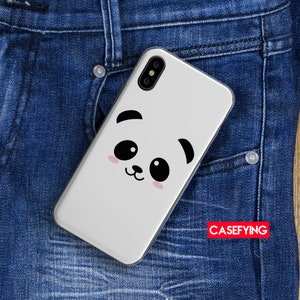 かわいいパンダ、彼女への素敵なプレゼント、かわいいパンダのiPhone XS用プリント、女の子へのプレゼント、パンダのiPhone SE、XS Max、クールなiPhone 7