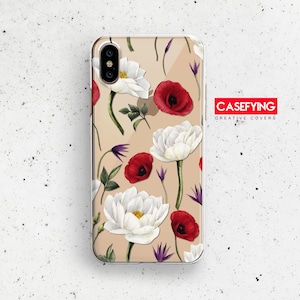 Niedliche Blumen Poppy Hülle für M31 M31 Hülle Mohnblumen M31 Hülle Poppy S8 Plus Hülle Hülle und Hülle für IPhone 7 plus Hülle für iPhone 7 mit Mohnblumen
