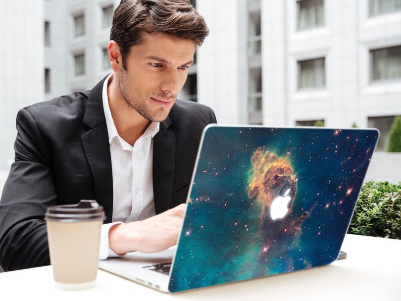 Space galaxy print double sided proterctive case MacBook Pro 13 Gift for him mac pro cases 13 inch MacBook pro Air Case pro 13 inch case image 4