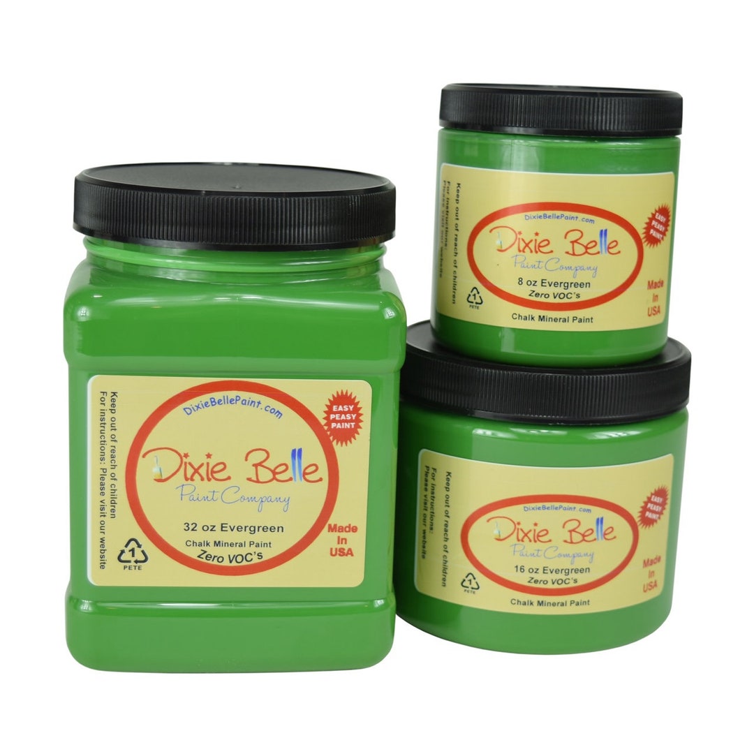 Evergreen Chalk Paint Green Chalk Paint Dixie Belle Paint Etsy