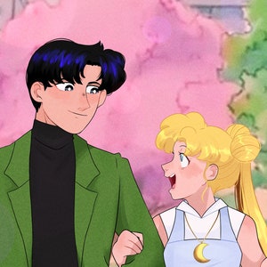 Lindos estampados casuales de Sailor Moon / Mini