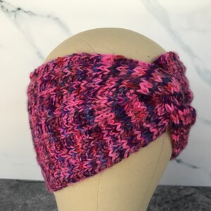 Multicolor Handknit Heabband