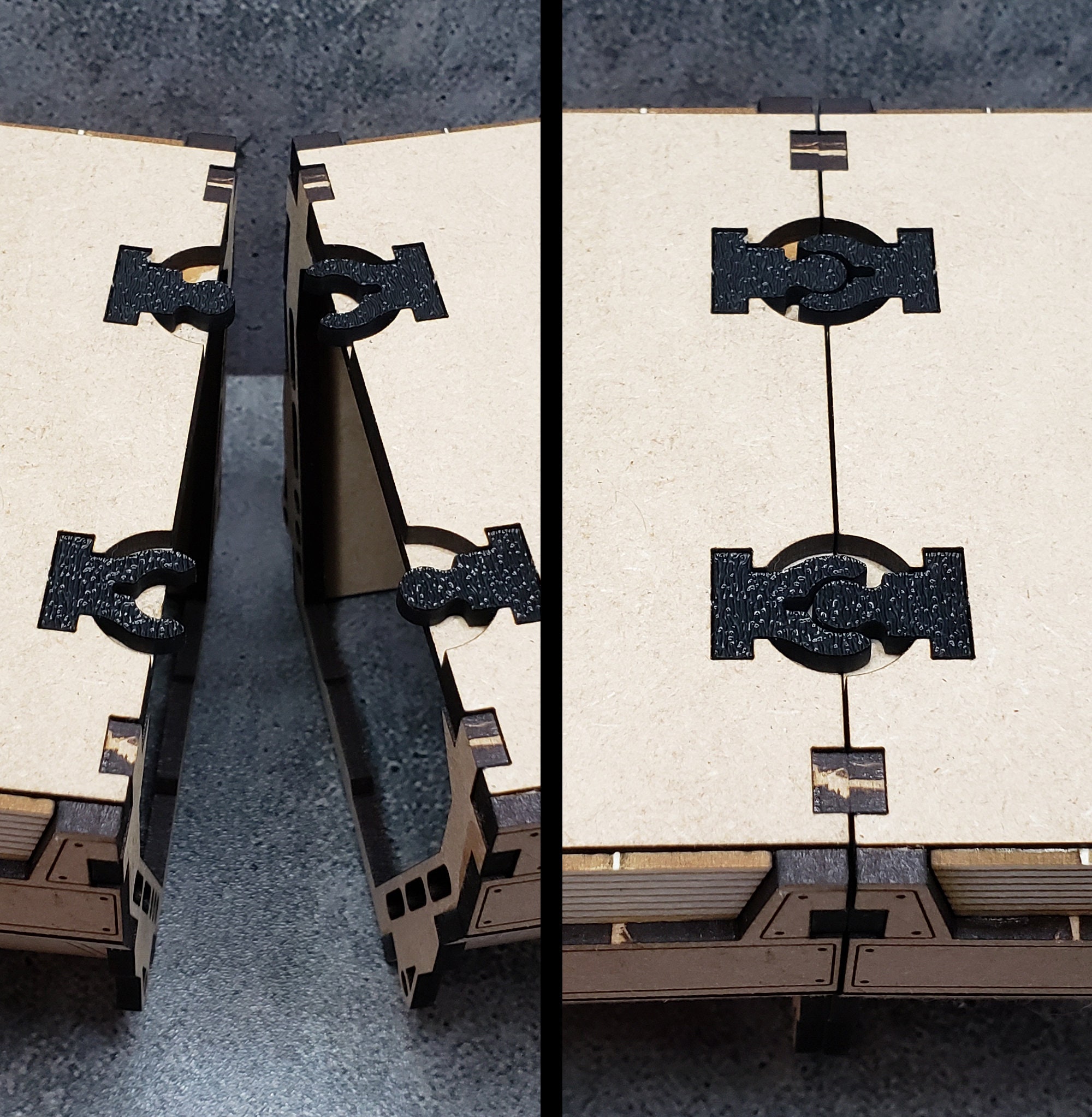 Laser Cut Tabletop Wargaming Terrain Kit Noth Yidik Facility Tjunction