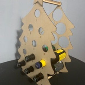 Beer Tree Advent Calendar Laser Cut File - To Be Cut By Purchaser (1/8&quot;  and 1/4&quot; material) - Not Finished Object - Booze Tree