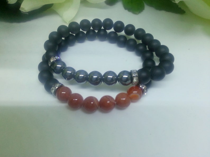 Dispel Negativity Stretch Bracelet Set