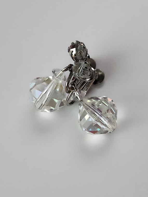 Broche Vintage Signée Laguna - Perles Facettées Et Cristal Austria - Numéro *3988 - Occasion Bon état