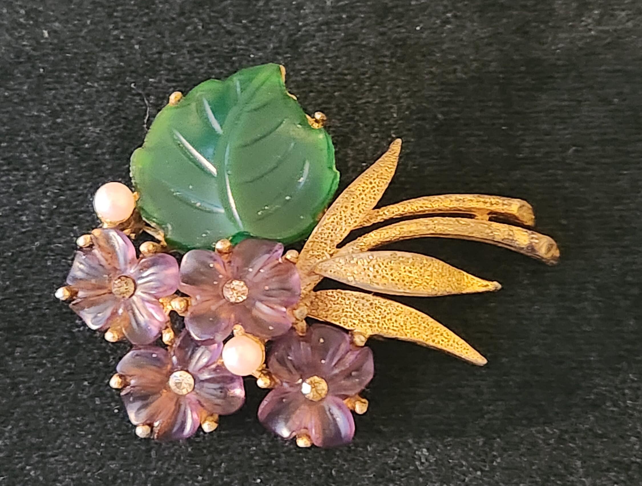 R.MANDLE■マンドリンブローチ シェル×ストーン　ロバート・マンドル R mandle brooch - Etsy 日本