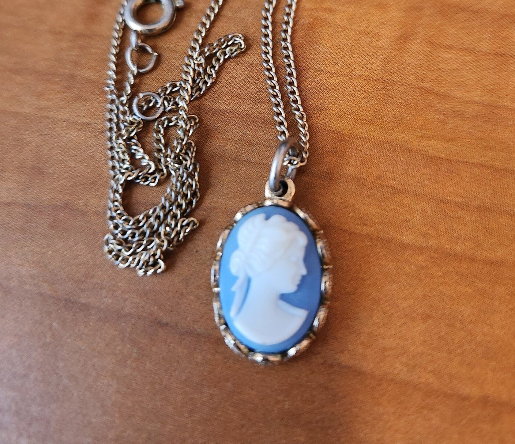 Vintage Avon Cameo Necklace Etsy