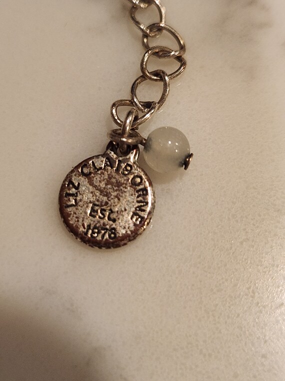 Vintage Silver Tone Rectangular Chunks Choker Nec… - image 7