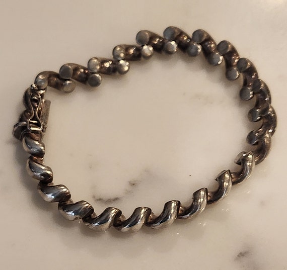 アクセサリー Vintage Italy Sterling Wave Bracelet Vintage Italy Sterling Wave Bracelet