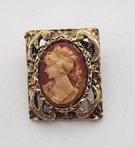 Broche Ancienne En Camée Vintage - Pièce Rare De Collection - Occasion