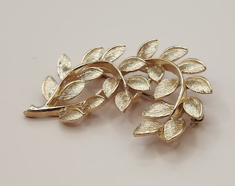Broche Ancienne Fleur étoile Strass Vert Péridot Et Jaune Citrine - Vintage