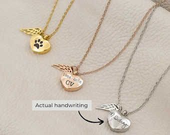 Custom engraved heart urn necklace for ashes, Cremation Jewelry for women, Pet Ashes Necklace, Pet Cremation necklace, Urn Jewelry keepsake