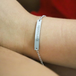 Baby girl bracelet, Baby Name Bracelet Gold, engraved bracelet, baby name bracelet, baby id bracelet, child id bracelet, child id bracelet