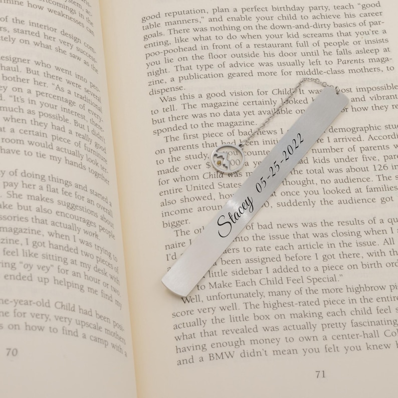 Personalized Bible Verse Bookmark, Custom Engraved Bookmark, Bible ...