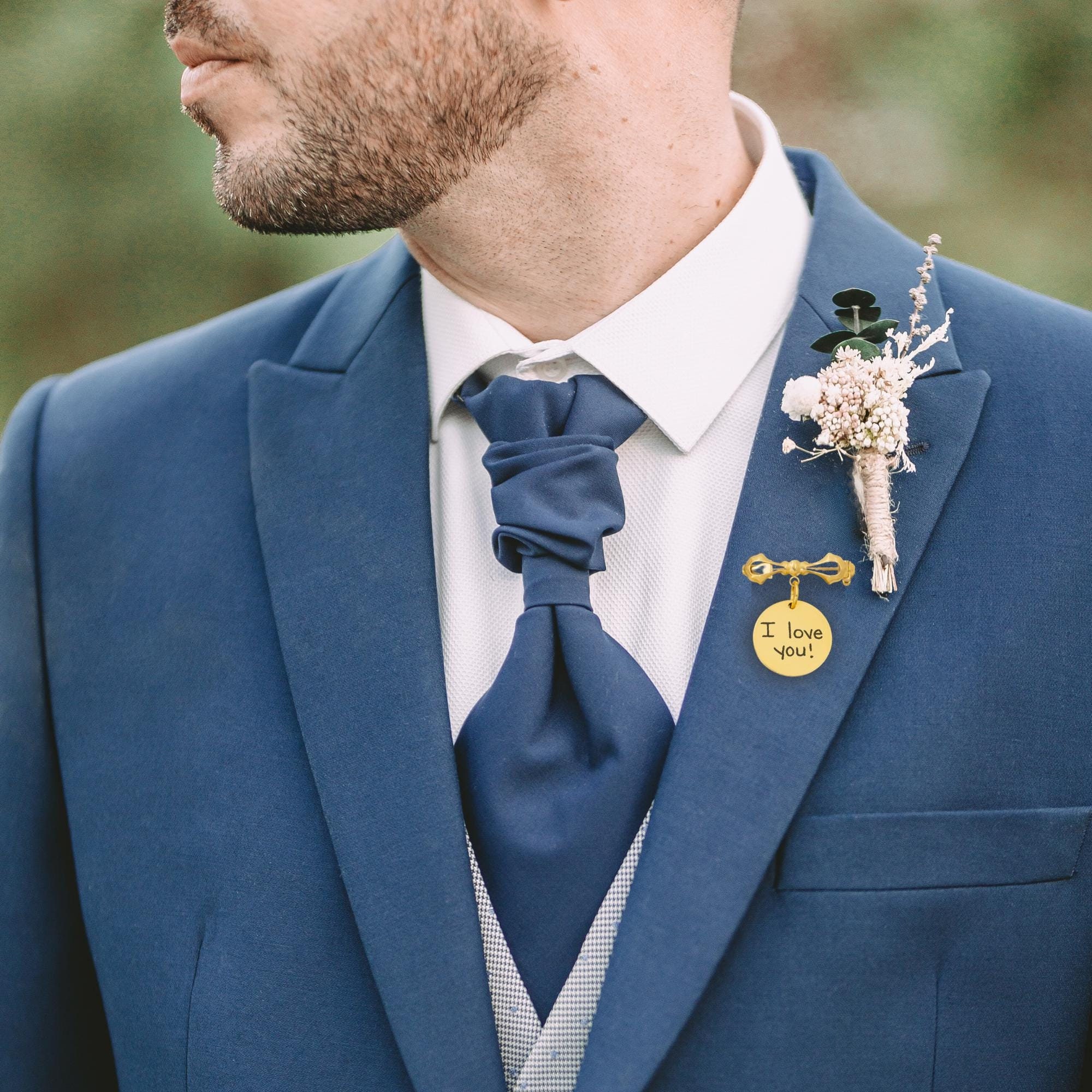 Tuxedo For Novel Merk Groom Groomsmen Wedding Bridal Party Lapel
