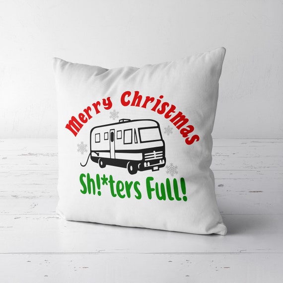 Christmas Vacation Pillow Chevy Chase Funny Christmas Etsy