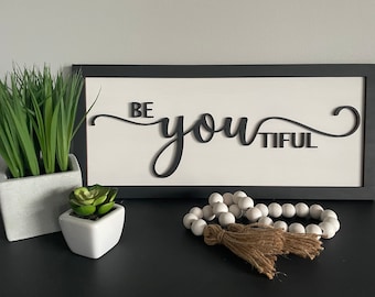 DIGITAL DOWNLOAD - SVG, Beyoutiful Svg, Beautiful Svg, Inspirational Sign Svg, Motivational Quotes Svg, Positive Quotes svg, Beautiful Sign