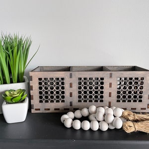 DIGITAL DOWNLOAD - SVG, Rattan Caddy svg, Farmhouse svg Designs, Rattan svg, Wood Box svg, Tray svg, glowforge svg file,