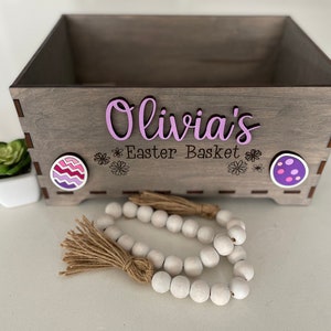 DIGITAL DOWNLOAD - SVG, Easter Basket svg, Easter Crate Svg, Easter Decor svg, Farmhouse Decor svg, Decorative Box svg, Glowforge svg file,
