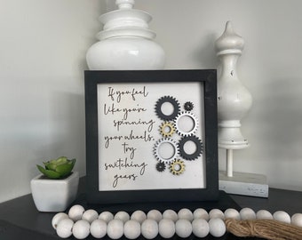 Gears SVG: Motivational Interchangeable Sign, Tiered Tray Decor (Digital Download)